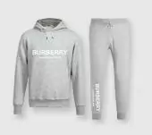 Tracksuit burberry promo nouveaux hoodie longdon england gray white